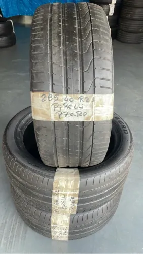 Pneus Pirelli P Zero 285/40 R21 meia vida 3 pneus 