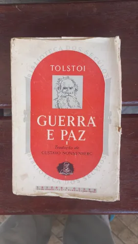 Livro guerra e paz Tolstoi 5° edição ano 1957 editora globo filosofia 