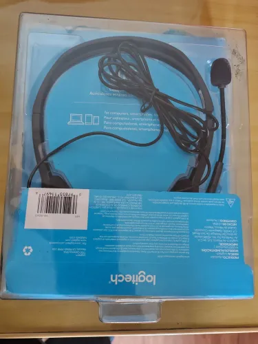 Headset com fio Logitech H111