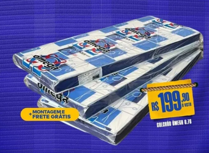 Colchão Solteiro R$199,99 Entrega Hoje! 