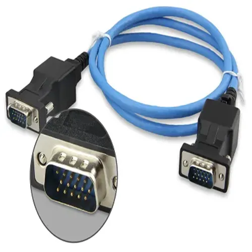 Adaptador Extensor Vga Macho P/ Lan Rj45 10 metros com cabo 100% valor unidades 0899 d19