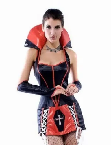 Halloween Fantasia adulto Vampiro nova