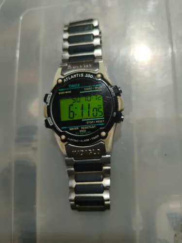 Relógio Ironman Timex Atlantis funciona tudo