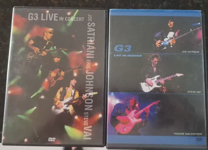 Vendo 2 dvds G3: live in concert e live in Tokyo