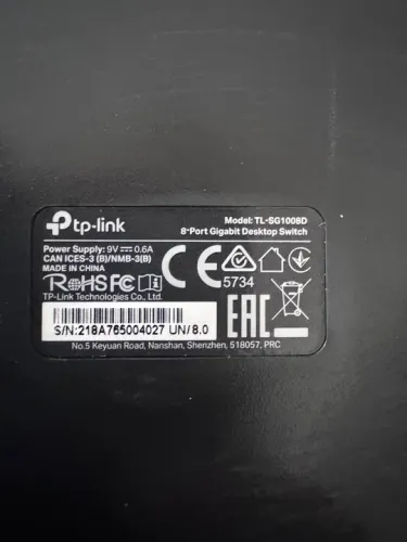 Switch Gigabit 8 Portas TP-Link TL-SG1008D (VLR P/ VENDER RÁPIDO)