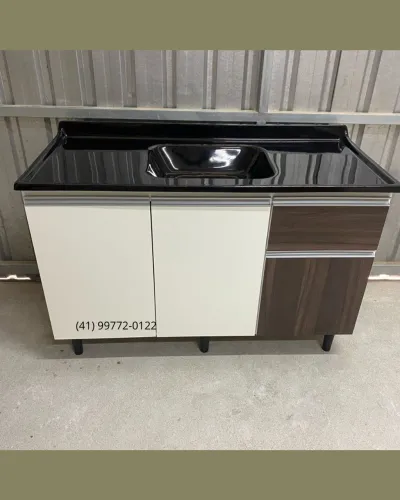 Balcão de Pia + Cuba Marmorite 