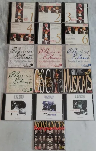 Cds 3 Tenores, Jazz, Clássicos Eternos, Músicas Do Oscar