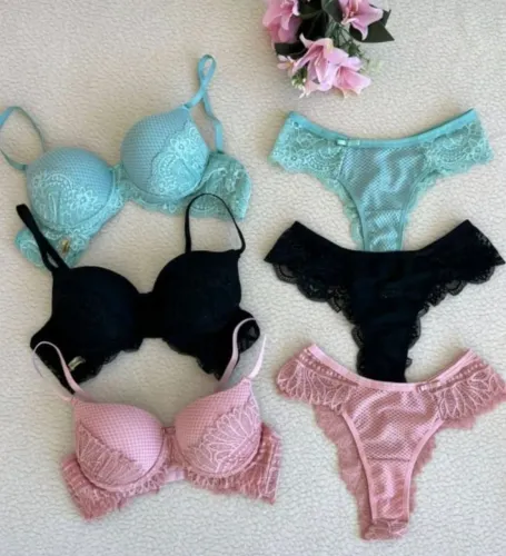 Conjuntos de lingerie delicados e charmosos