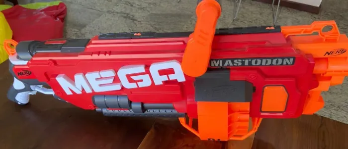 NERF MEGA, arma de brinquedo, mastodon, ÓTIMO ESTADO