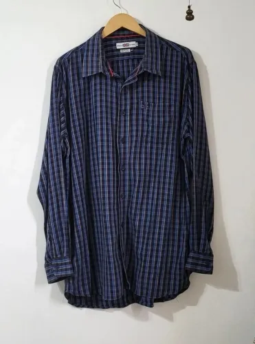 camisa xadrez algodão egípcio Tam 60