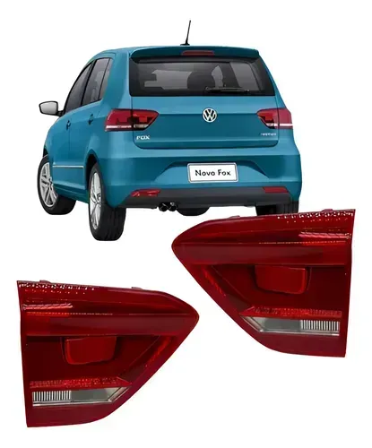 Par Lanterna Tampa Traseira Fox G3 2014 A 2022 Original Vw