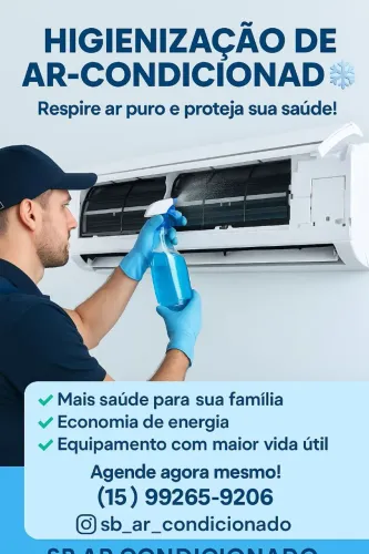 Higienização de ar condicionado Sorocaba