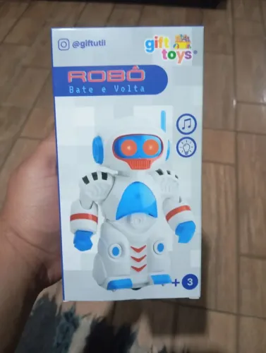 Robô Deslizante com Luz e Som