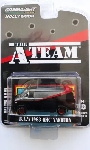greenlight hollywood the a team b.a. 1983 gmc vandura esquadrão classe a veja