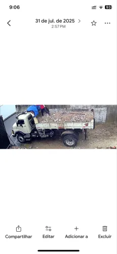Entulho Retirada de material descarte de entulho caçamba ajudantes