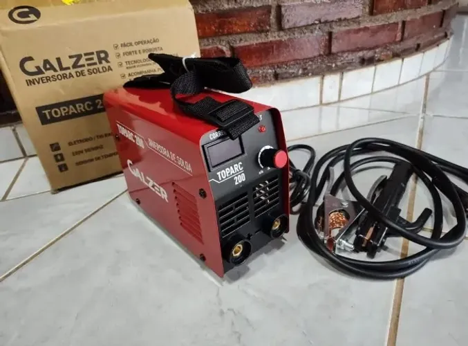 Máquina Inversora Solda Top Arc 200a 220v ( Nova Lacrada )
