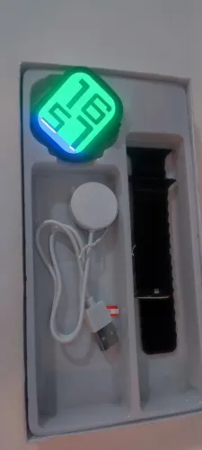 Smartwatch ultra t10 preto pulseira extra 