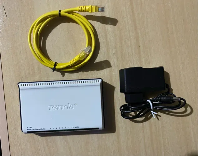 Switch de Rede Tenda S108 8 Portas /100