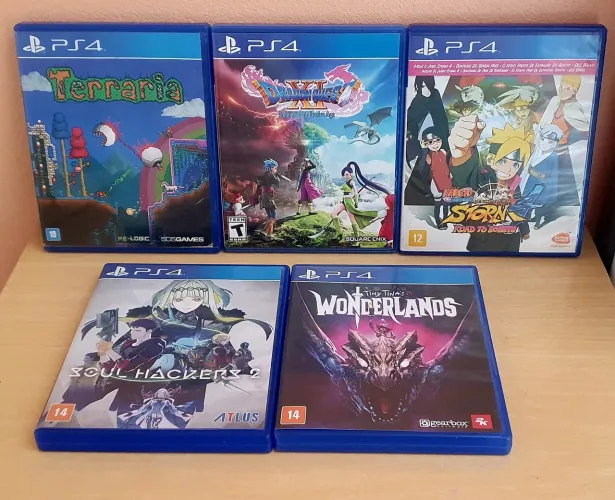 Combo 5 jogos PS4