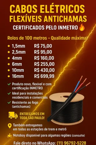 Cabos elétricos 