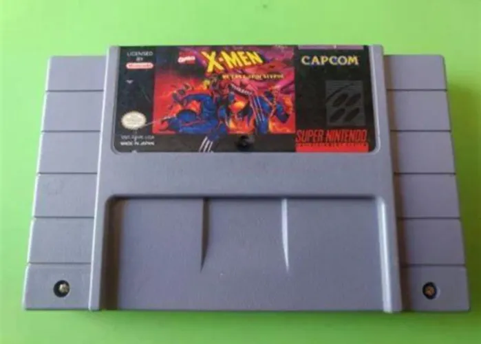 Jogo fita X-Men: Mutant Apocalypse - Super Nintendo repro