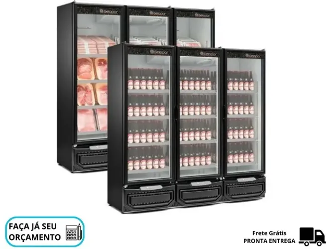 Refrigerador 3 Portas Gelopar 0 a -6