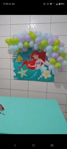 Decoração Festa Infantil Ariel