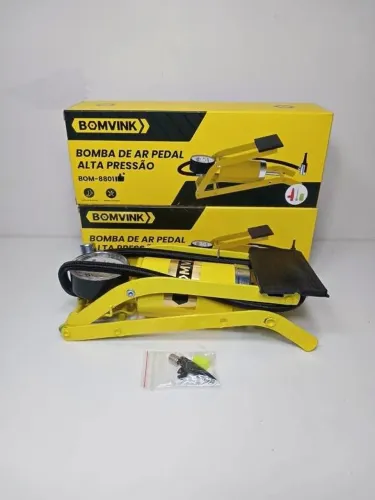 Bomba de Ar Pedal Alta Pressão BOMVINK
