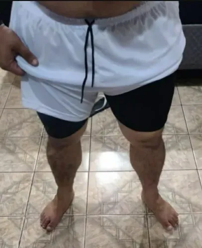 XG shorts 2 em 1 plus size