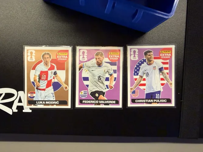 Figurinhas legends copa 2026 - Modric, Valverde, Pulisic