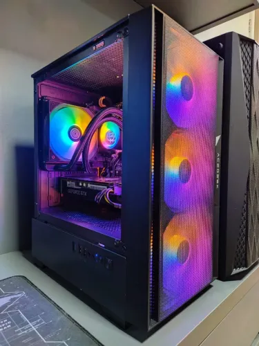 pc gamer gtx1660 6gb, Ryzen 5 5500, 2x8gb ddr4, 480gb. processador, gabinete e water novo.