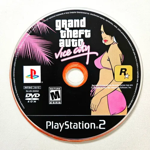 GTA VICE CITY + GTA 3 PS2 PLAYSTATION 2