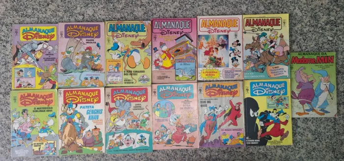 Lote de gibis do almanaque Disney