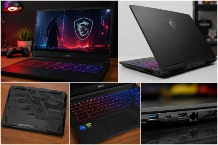 Notebook Gamer MSI Katana 15 i7-13620H RTX 4050 16GB DDR5 SSD 1TB
