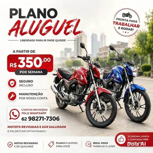 FAN E TITAN 160 ALUGUEL