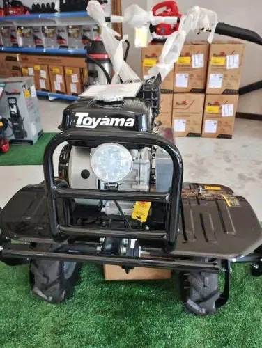 Motocultivador Tratorito a Gasolina Motor 7Hp C/ Pneus e enxadas rotativas - Toyama