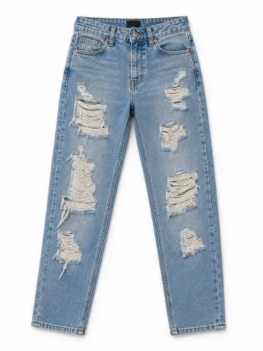 Calça jeans destroyed