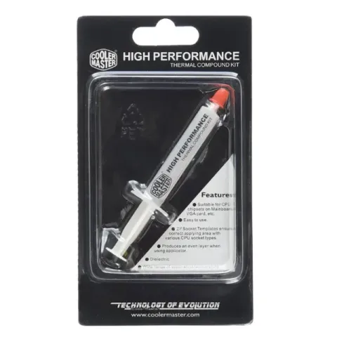 Pasta Térmica Cooler Master Hight Performance, 0.8W, Branca - HTK-002-U1
