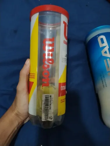 Kit Tenis Iniciante Duas raquetes + treinador Com elástico + kit bolas Wilson e Head