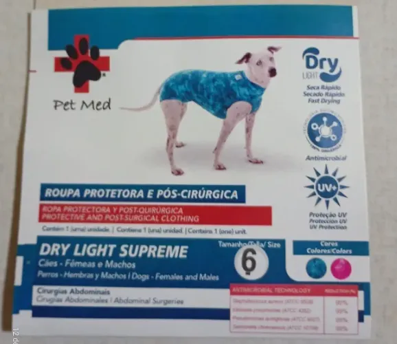 Vendo Roupa Pós Operatória e Protetora Canina