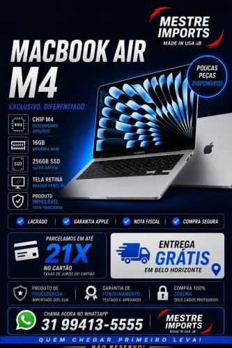 MacBook Air M4 Original Apple Lacrado Entrega Imediata