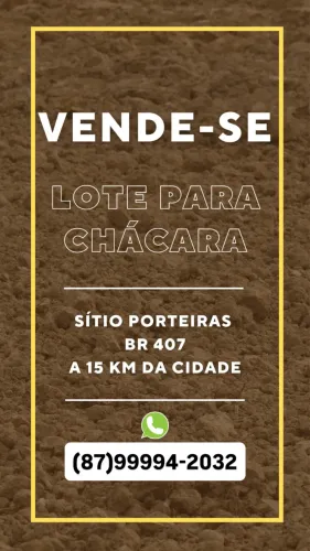 Lote 5mil Metros - Sítio Porteiras