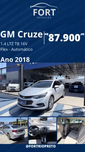 Chevrolet Cruze LTZ 1.4 16V Turbo Flex 4P Aut. 2018