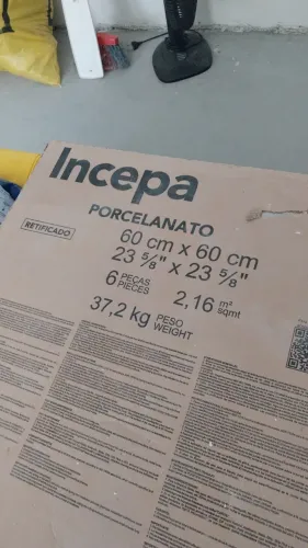 Porcelanato Pro Ivory Acetinado Retificado 60x60cm