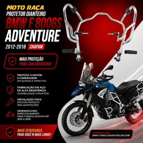 Protetor Dianteiro BMW F800GS ADVENTURE 2012-2018 CHAPAM