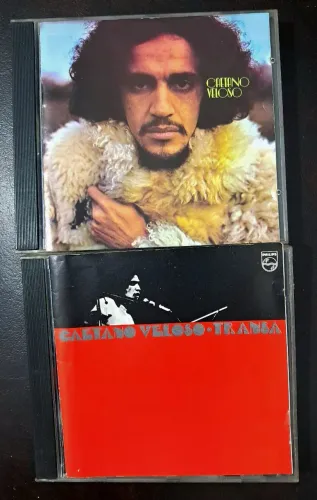 2 CDs Caetano Veloso - Transa (1989) + London (1990) - Edições de Época