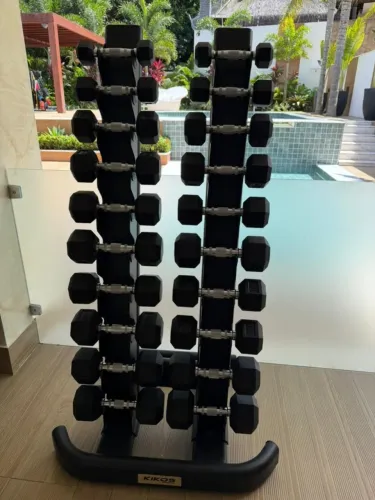 TORRE DE HALTER KIKOS SEXTAVADO EMBORRACHADO DE 1 A 10 KG