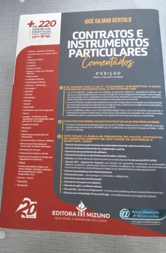 Livro Contratos e Instrumentos Particulares Comentados