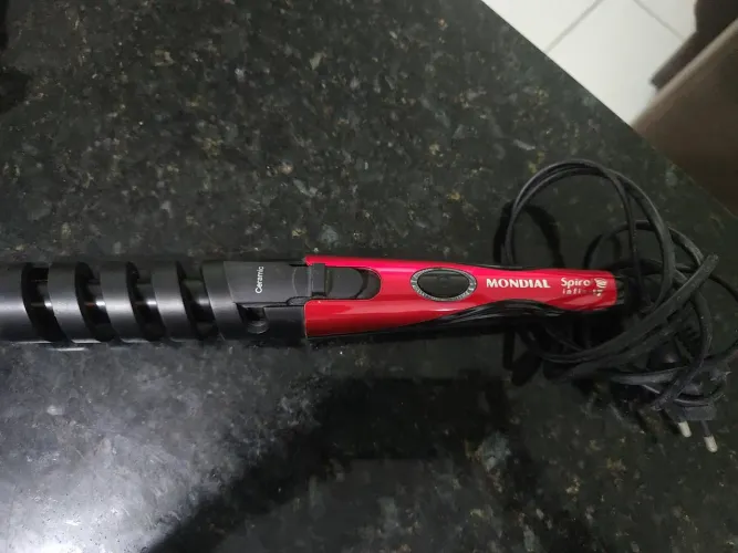 Modelador de Cachos Mondial Spiral Infinity - Pouquíssimo Uso