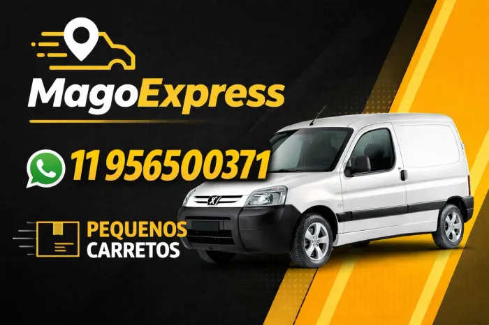 Fretes de utilitario leve.